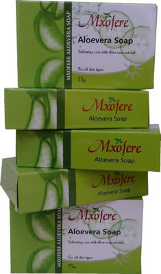 

Mxofere Natural Handmade Aloevera Soap Kit(pack of 5)(375 g, Pack of 5)