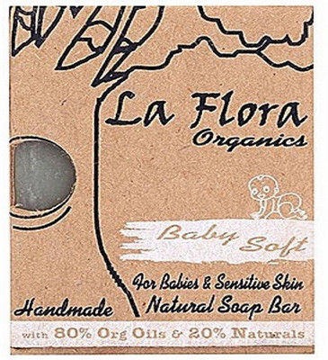 

La Flora Organics Baby Soft Handmade Soap bar for babies & sensitive skin(100 g)