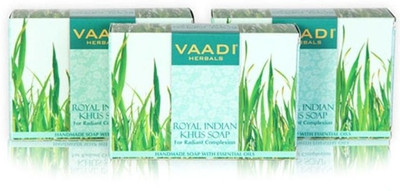 

Vaadi Herbals Value Pack of 3 Royal Indian Khus Soap(225 g, Pack of 3)
