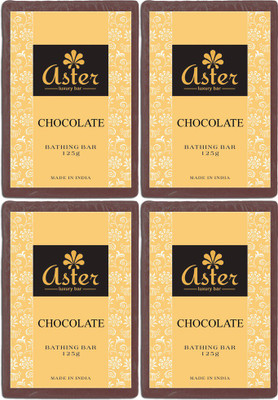 

Aster Luxury Chocolate Soap - Pack of 4(500 g, Pack of 4)