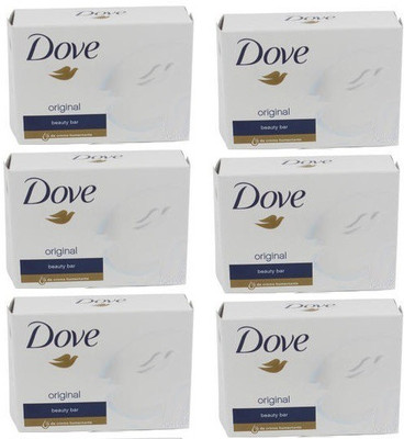 

Dove Original Beauty Bar ( Pack of 6 )(135 g, Pack of 6)