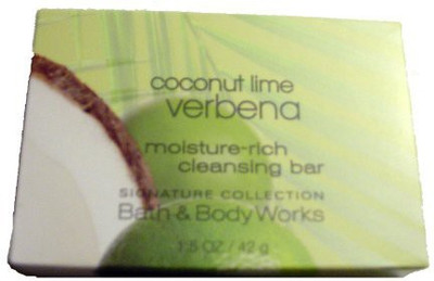 

Bath & Body Works Coconut Lime Verbena Moisture Rich Cleansing Soap. Lot of 12 Bars(42 g)