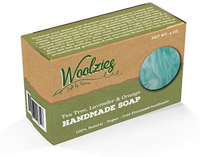 

Woolzies 100% Natural Handmade Soapbars Tea Tree, Lavender And Orange Set Of 4(113.36 g, Pack of 4)