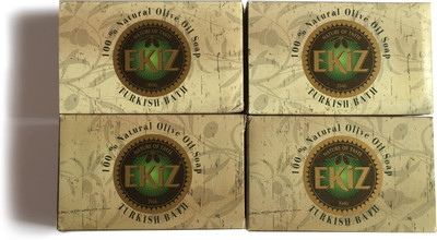 

EKIZ Olive Oil Soap - Turkish Bath(180 g, Pack of 4)