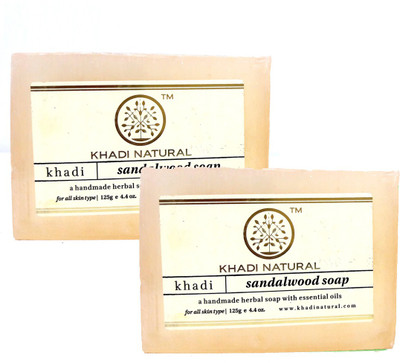 

Khadi Natural Natural Handmade Soaps - Pack of 2(250 g, Pack of 2)