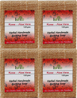 

Ishita International Rose Aloe Vera(400 g, Pack of 4)