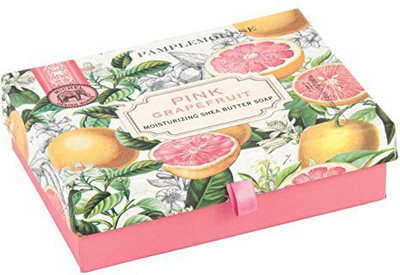 

Michel Design Works Triple Milled Double Soap Box Set, Pink Grapefruit(127.53 g)