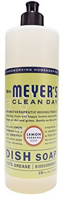 

Mrs Meyers Clean Day Dish Soap Lemon Verbena (Pack of 3)(480 ml, Pack of 3)