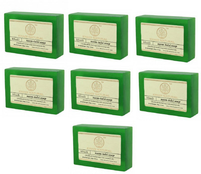 

Khadi Natural Neem Tulsi Soap(875 g, Pack of 7)