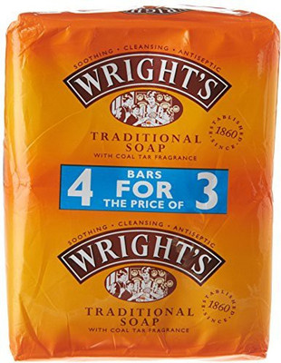 

Wright's Coal Tar Soap 4 Pack(125 g, Pack of 4)
