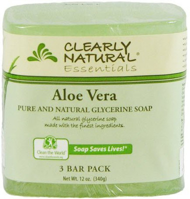 

Clearly Natural Glycerine Bar Soap Aloe Vera 3 Count(360 ml)