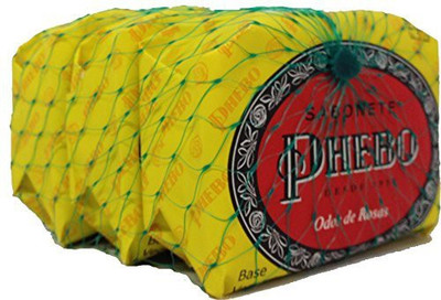 

Phebo Linha Tradicional - Sabonetes em Barra de Glicerina Odor de Rosas - ( Traditional Collection - Glycerin Bar Soaps Scent of Roses)(90 g)