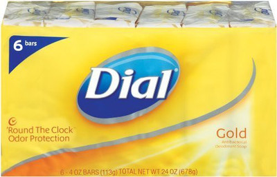 

Dial Antibacterial Soap Bar Gold 6 Count (Pack of 2)(678 g, Pack of 2)