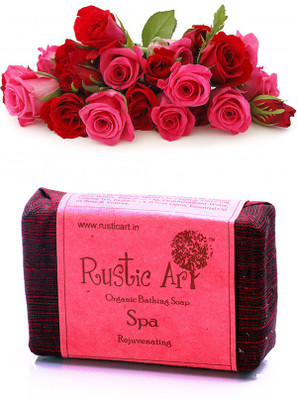 

Rustic Art Organic Spa Soap(100 g)