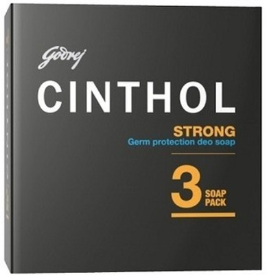 

Cinthol Strong Soap Pack of 3(225 g, Pack of 3)
