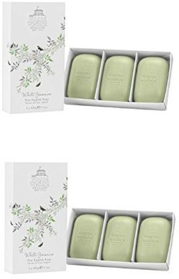 

Woods of Windsor White Jasmine by Fine English Soap (Set of 2 (6 Soaps))(40 g)