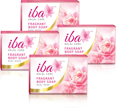 

Iba Halal Care Real Rose Fragrant Body Soap (Pack of 4)(75 g, Pack of 4)