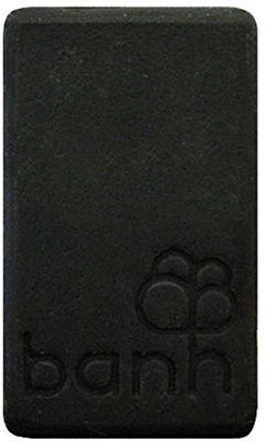 

banh Bamboo Charcoal All Natural Vegan Cold Process Handmade Black Soap Bar 8.1 . Detoxifying & Reducing odor - Formulated with 100% vegetable oils such as Tea tree oil Olive oil and Coconut oil. Enriched with Shea butter Vitamin E and B3. For face and bo