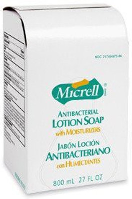 

Gojo Micrell 9757-12 Antibacterial Lotion Soap Refill (Pack of 12)(800 ml)