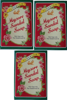 

Mysore Sandal Soap(375 g, Pack of 3)