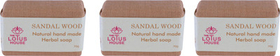 

The Lotus House Natural Handmade Herbal Soap - Sandle Wood(70 g)