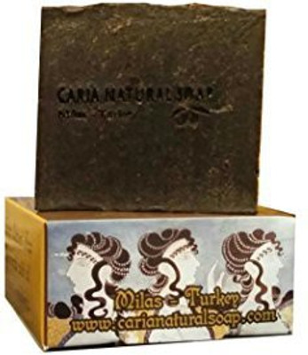 

Caria Handmade Soap Pine Tar Olive Oil Bars All Natural Turkish With Cocoa Butter Vegan(110 g)