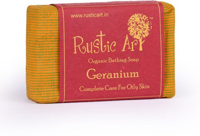 Rustic Art Organic Geranium Soap(100 g)