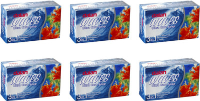 

Dalan Waves Soap - Sea Minerals - Pack of 6 pcs x 75 gms(450 g, Pack of 6)