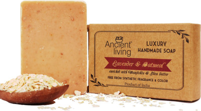 

Ancient Living Lavender & Oatmeal Luxury Handmade Soap -100gm(Set of 2)(200 g)