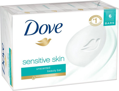 

Dove Senstive Skin Beauty Cream Bar ( Pack of 6 )(135 g, Pack of 6)