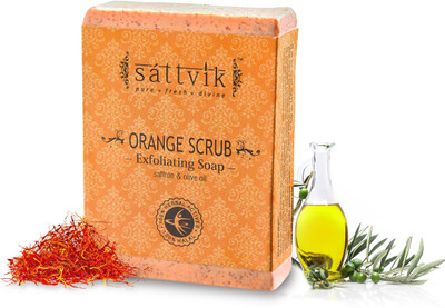 

Sattvik Orange Scrub Soap Pack Of 5(20 g)