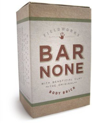 

Fieldworks Bar None Body Brick Soap With Beneficial Bentonite Clay Mens Organic Soap(100 g)