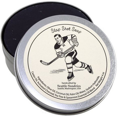 

Seattle Sundries Slap Shot Soap-100% Natural & Hand Made, In Reusable Travel Gift Tin(113.36 g)