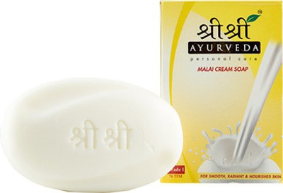 Sri Sri Ayurveda Malai Cream Soap(100 g) available at flipkart for Rs.65