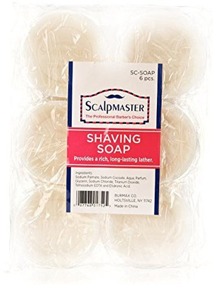 

Scalpmaster Shaving Soap, 6 Count(100 g, Pack of 6)