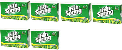

Irish Spring Aloe Deodorant Soap( Pack of 6 )(106.3 g, Pack of 6)