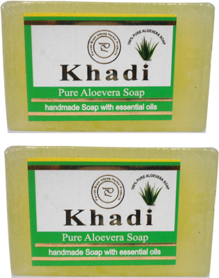 

Khadi Herbal NaturalPure Aloevera Soap Pack Of 2(250 g, Pack of 2)