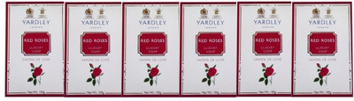 

Yardley London Red Rose Luxury Soap - Pack of 6(600 g, Pack of 6)