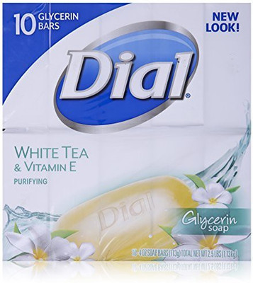 

Dial White Tea & Vitamin E 10 Glycerin Bars.(113 g)