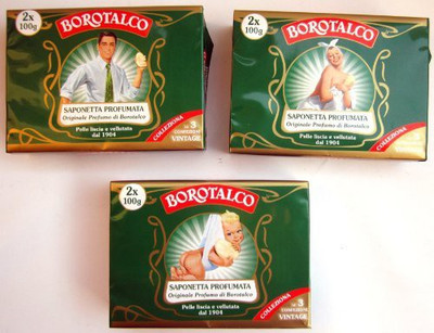 

Borotalco Roberts: Set of 6 Scented Soaps * Limited Edition! *Packages (Pack of 6) * [ Italian Import ](100 g, Pack of 3)