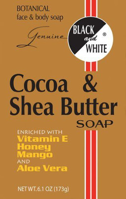 

Black & White Cocoa & Shea Butter Soap(173 g)