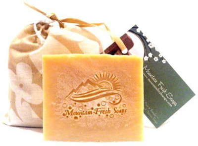 

Mountain Fresh Soaps ~ JUMBO Shampoo & Body Bar ~ Organic & All-Natural Artisan Castile Soap (Goat Milk Castile (Unscented))(100 g)