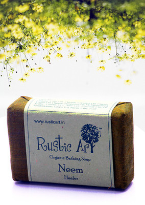 

Rustic Art Organic Neem Soap(100 g)