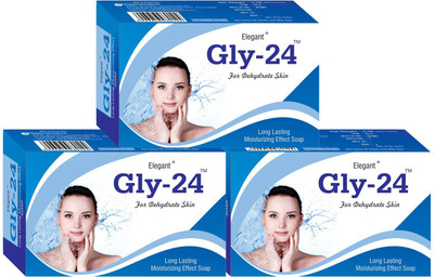 

Gly-24 Dehydrate Skin Soap(225 g, Pack of 3)