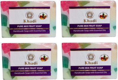 

Khadi Herbal Mix Fruit soap(500 g, Pack of 4)