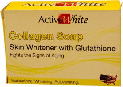 

Active White Collagen Soap skin whitener with Glutathione(135 g)