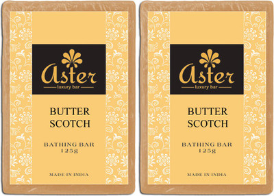 

Aster Luxury Butter Scotch Soap - Pack of 2(250 g, Pack of 2)