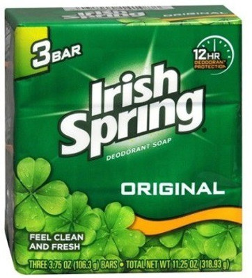 

Irish Spring Original Deodorant Soap Pack Of 3(318.93 g, Pack of 3)