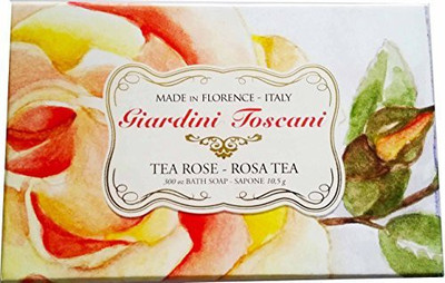 

Giardini Toscani Tea Rose Luxury Soap Gift Pack - Made In Florence Italy(10.5 g)