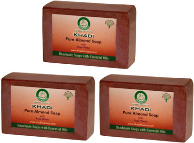 

Khadi Herbal Almond(375 g, Pack of 3)